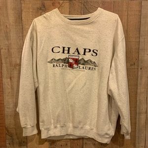 Vintage RARE late 80s Chaps sweatshirt.